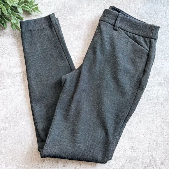 Express Grey Mid Rise Skinny Pant Size 2 - Picture 1 of 8